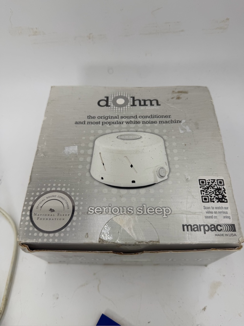 MARPAC DOHM NSF 2-Speed Original White Noise Sound Sleep Machine .